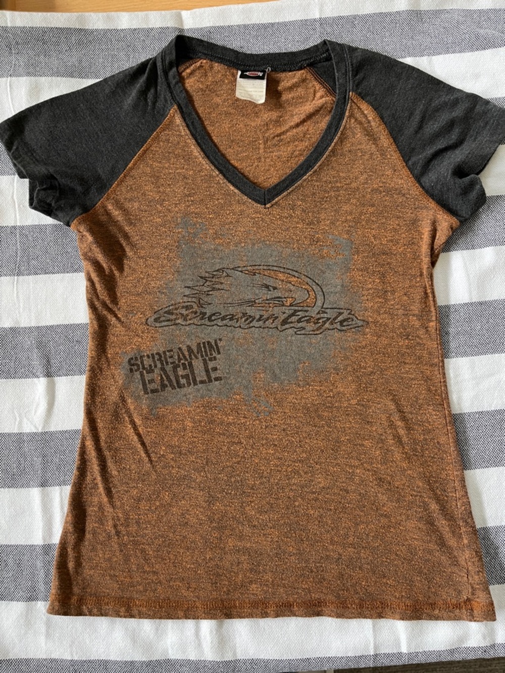 Harley-Davidson Black Screamin' Eagle V-neck Tee